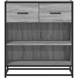 vidaXL Komoda siva sonoma 68x35x76 cm inženirski les | Shoptok.si