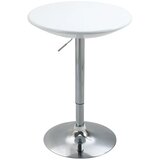  Barski stol okrugli podesiva visina metal ABS bijeli Ø61x76-97 cm Cijene