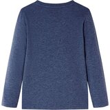  Dječja majica dugih rukava tamnoplava prošarana 116 | shoptok.hr