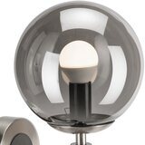  Zidno svetlo ROLLO 1xE14/5W/230V mat hrom/zadimljeno staklo | Eponuda.com