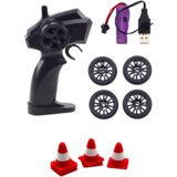  Avto na daljinsko upravljanje Drift Sports z zamenljivimi kolesi RC 4WD2 - modra | Shoptok.si