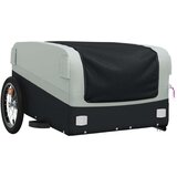 Prikolica za bicikl crno-siva 45 kg željezna | shoptok.hr
