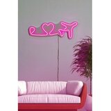 WALLXPERT dekorativna plastična led rasveta love trip plane pink | ePonuda.com