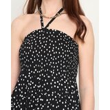 Resti Women's black polka dot midi dress - Clothing | Shoptok.si