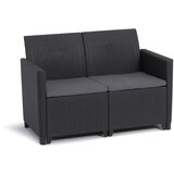 Keter Antracitno siva vrtna sofa od umjetnog ratana Marie – | shoptok.hr