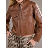 Sinsay Kratka jakna od umjetne kože | shoptok.hr