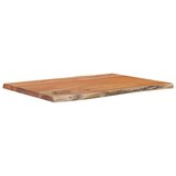 Stolna ploča 50x40x2,5 cm pravokutna bagremovo drvo živi rub | shoptok.hr