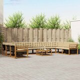  Set vanjskih sofa s jastukom 11 pcs Prirodna i bež | shoptok.hr