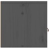  Zidni ormarić sivi 80 x 30 x 30 cm od masivne borovine | shoptok.hr
