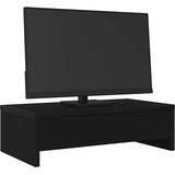  Stalak za monitor s ladicama Crni hrast 50x27x15 cm Konstruirano drvo | shoptok.hr