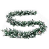  Božićna girlanda s LED svjetlima zelena 5,2 m PVC | shoptok.hr