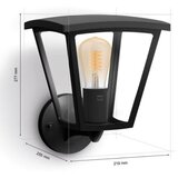 Philips Spoljna zidna svetiljka INARA Hue 1xE27/7W/230V Wi-Fi IP44 | Eponuda.com