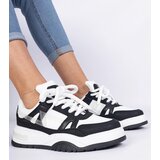 Gemre Black and white sneakers with thick laces Luciana | Shoptok.si