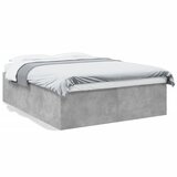 Furnova Posteljni okvir betonsko siv 160x200 cm inženirski les, (21935322) | Shoptok.si
