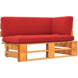 The Living Store Vrtni kotni kavč iz palet medeno rjava impregnirana borovina - Kotni Kavč Iz Palet, (21461420) Cene