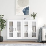 vidaXL Zidni ormarići 2 kom bijeli od konstruiranog drva | shoptok.hr