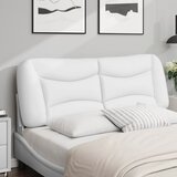  Jastuk za uzglavlje Hvar bijeli 140 cm od umjetne kože | shoptok.hr