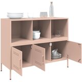  Komoda ružičasta 100,5 x 39 x 79 cm čelik | shoptok.hr