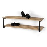 Spinder Design Črna/naravna kovinska omarica za čevlje Marco – | Shoptok.si