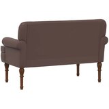  Ljubavni kauč s gumbima Smeđa 120 x 65 x 77 cm Umjetna koža | Eponuda.ba