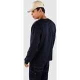 Carhartt WIP Chase Majica z dolgimi rokavi dark navy / gold | Shoptok.si