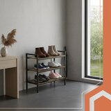 Ruhhy 27038 stalak za cipele 79 cm – metalna polica za obuću s 3 razine | Shoptok.si