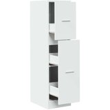 vidaXL Lekarniška omara bela 30x41x118 cm iverna plošča | Shoptok.si