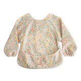 Mushie® Long Sleeve Bib slinček Pastel Blooms 6-24m 1 kos | Shoptok.si