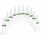  Božićni Svijećnjak s 10 LED Svijećama LED lampica Topla bijela | shoptok.hr