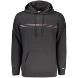 Tommy Hilfiger Muška Crna Majica s Kapuljačom na Patentni Zatvarač | shoptok.hr