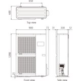 Fujitsu HIGH POWER WOYK140LCTA + WSYK160DG9 split toplotna črpalka (14kW, trofazna) - | Shoptok.si