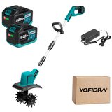 Yofidra Vrtnarski kultivator, brezkrtačni motor, ergonomska zasnova, 2PC 928vf Baterija, (5000166218) | Shoptok.si