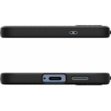 Spigen Liquid Air silikonski ovitek za Samsung Galaxy S25 5G črn | Shoptok.si