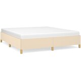  Okvir za krevet s oprugom krem 160x200 cm od tkanine | Eponuda.ba
