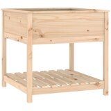  Sadilica s policom 82,5x82,5x81 cm od masivne borovine | Eponuda.ba