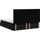  Krevet od pjene s madracem i LED-om Crna 200 x 200 cm Baršun | shoptok.hr