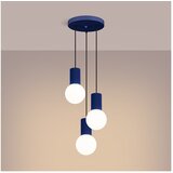 Nice Lamps Tamno plava viseća svjetiljka sa staklenim sjenilom ø 25 cm Orbital – | shoptok.hr