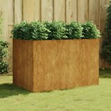  Povišena vrtna gredica 120 x 80 x 80 cm od čelika COR-TEN | shoptok.hr