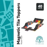 Learn & Grow Toys Dodatak za magnetne pločice - Magnetna cesta 40 kom | shoptok.hr