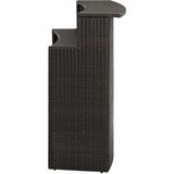  Vrtni barski stol smeđi 120 x 55 x 110 cm od poliratana | shoptok.hr