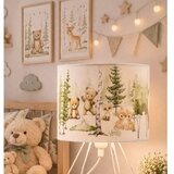  Dečija stona lampa KIDS ROOM 1xE27/60W/230V prečnik 18 cm sa motivom životinja | Eponuda.com