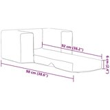  Otroški kavč krem mehak pliš, (21827807) | Shoptok.si