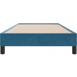  posteljni okvir brez vzmetnice temno modra 100x210 cm žamet, (21829465) | Shoptok.si