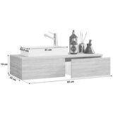MID.YOU kombiniran umivalnik gudas, črna | Shoptok.si