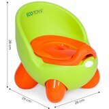 ECO TOYS WC daska za djecu, uložak koji se može izvaditi, nogice koje se ne kližu, zelena, | shoptok.hr