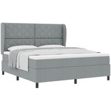  Krevet s opruga kutije Svjetlosiva 180 x 200 cm tkanina | shoptok.hr