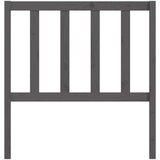  Posteljno vzglavje sivo 81x4x100 cm trdna borovina, (20643062) | Shoptok.si
