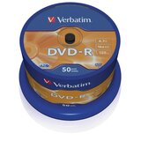 Verbatim DVD-R Disk 4,7 GB, 16x (AZO) 50kom Cijene