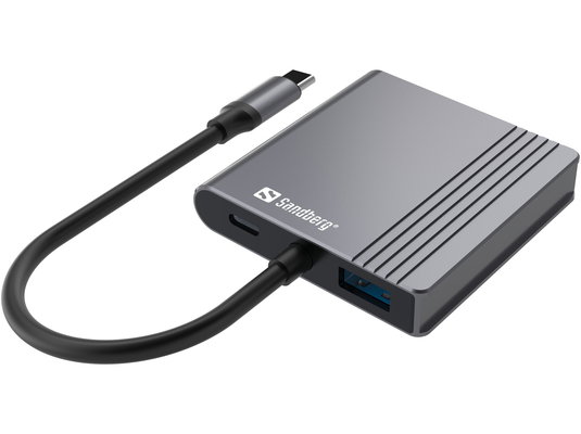 Sandberg Notebook Dock - USB-C Dock 2xHDMI+USB+PD (Ulaz: USB-C; Izlaz: 2xHDMI+USB-A3.0+USB-C) | shoptok.hr