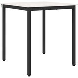  Stol za objedovanje Bijelo 70 x 70 x 75 cm Čvrsto borovo drvo | shoptok.hr